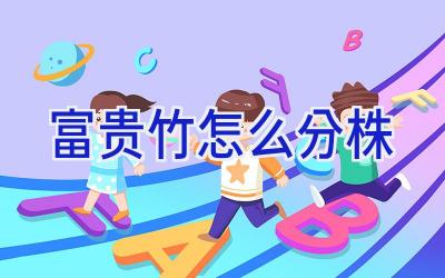 富贵竹怎么分株插图 富贵竹怎么分株插图