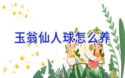 玉翁仙人球怎么养插图 玉翁仙人球怎么养插图