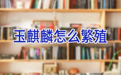 玉麒麟怎么繁殖插图