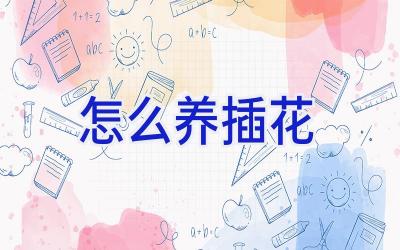 怎么养插花插图