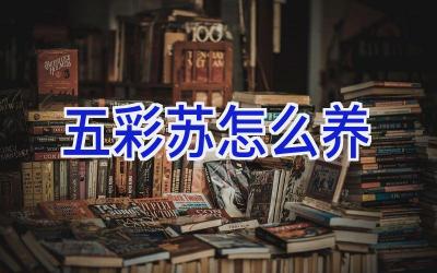 五彩苏怎么养插图