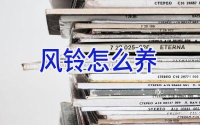 风铃怎么养插图