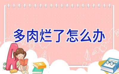 多肉烂了怎么办插图