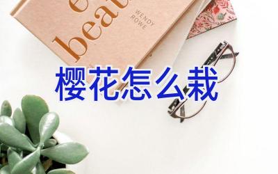 樱花怎么栽插图