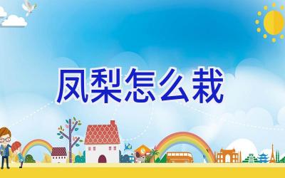 凤梨怎么栽插图