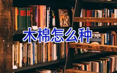 木棉怎么种插图