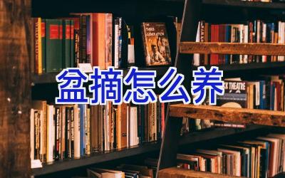 盆摘怎么养插图