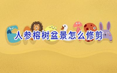 人参榕树盆景怎么修剪插图