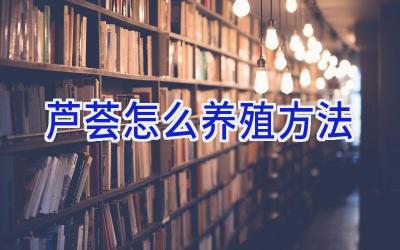 芦荟怎么养殖方法插图