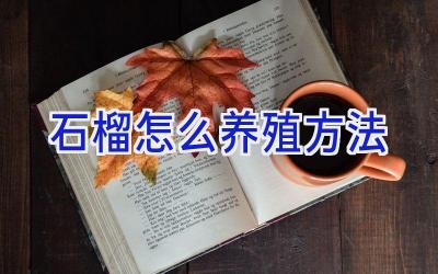 石榴怎么养殖方法插图