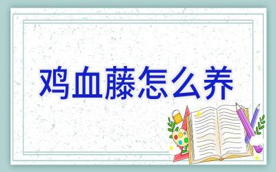 鸡血藤怎么养插图