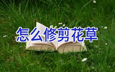 怎么修剪花草插图