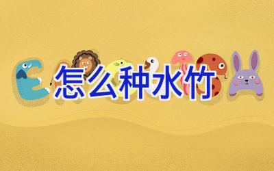 怎么种水竹插图